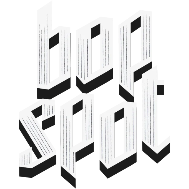 Bop Spot Logo White Bop Spot Logo White